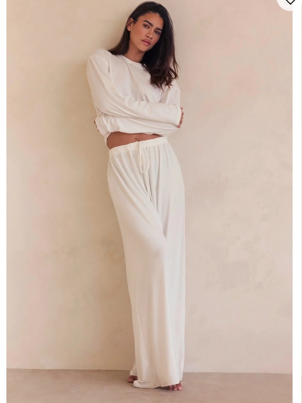 Bumpsuit The Cloud Long Sleeve Crop Tee Size Large NWOT
